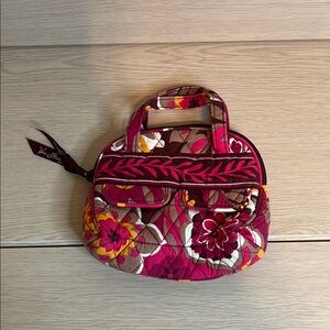 Vera Bradley mini Pink and Brown Quilted mini kids purse
